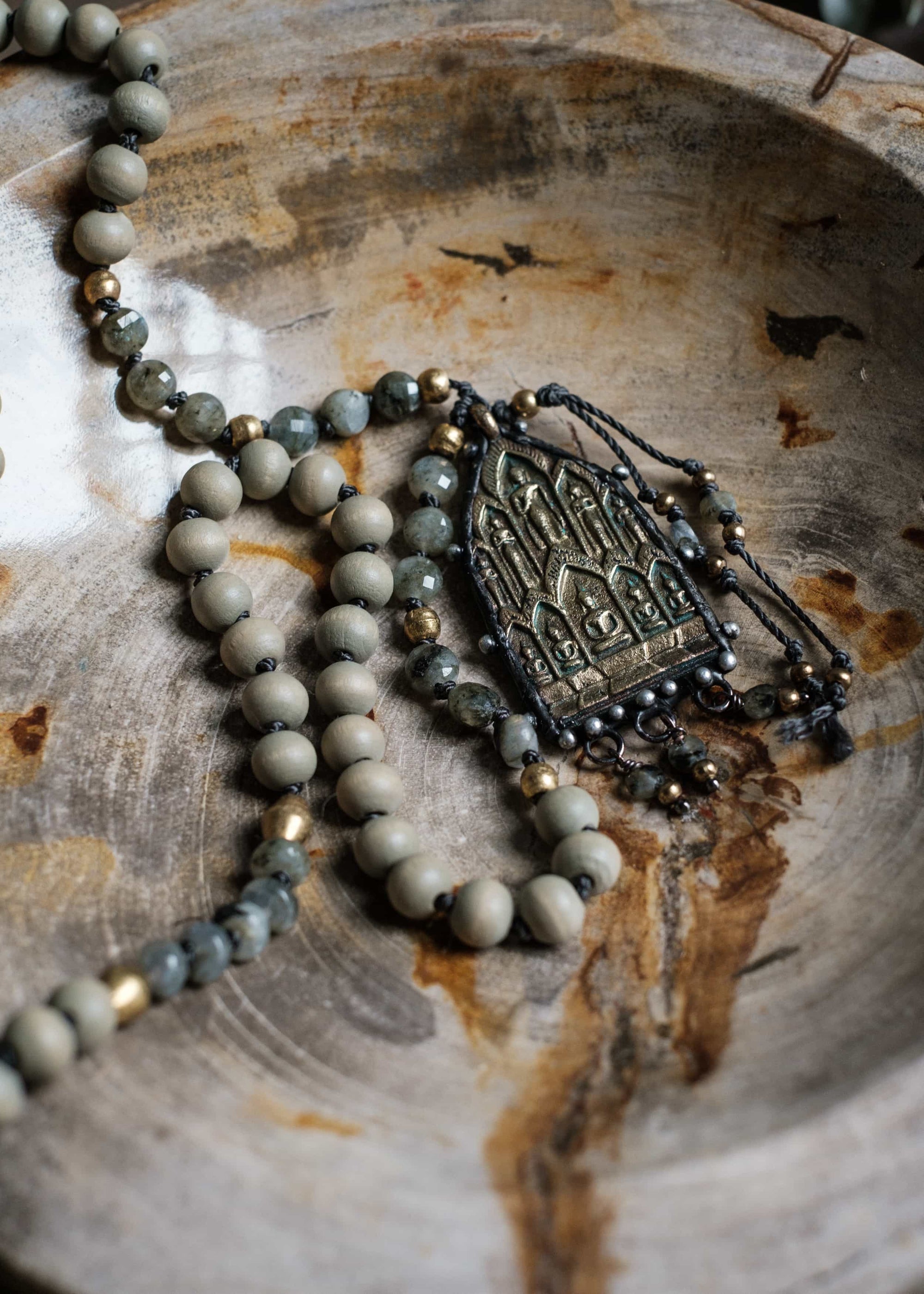 Sacred Temple Mala Necklace by Atelier 363, photo e